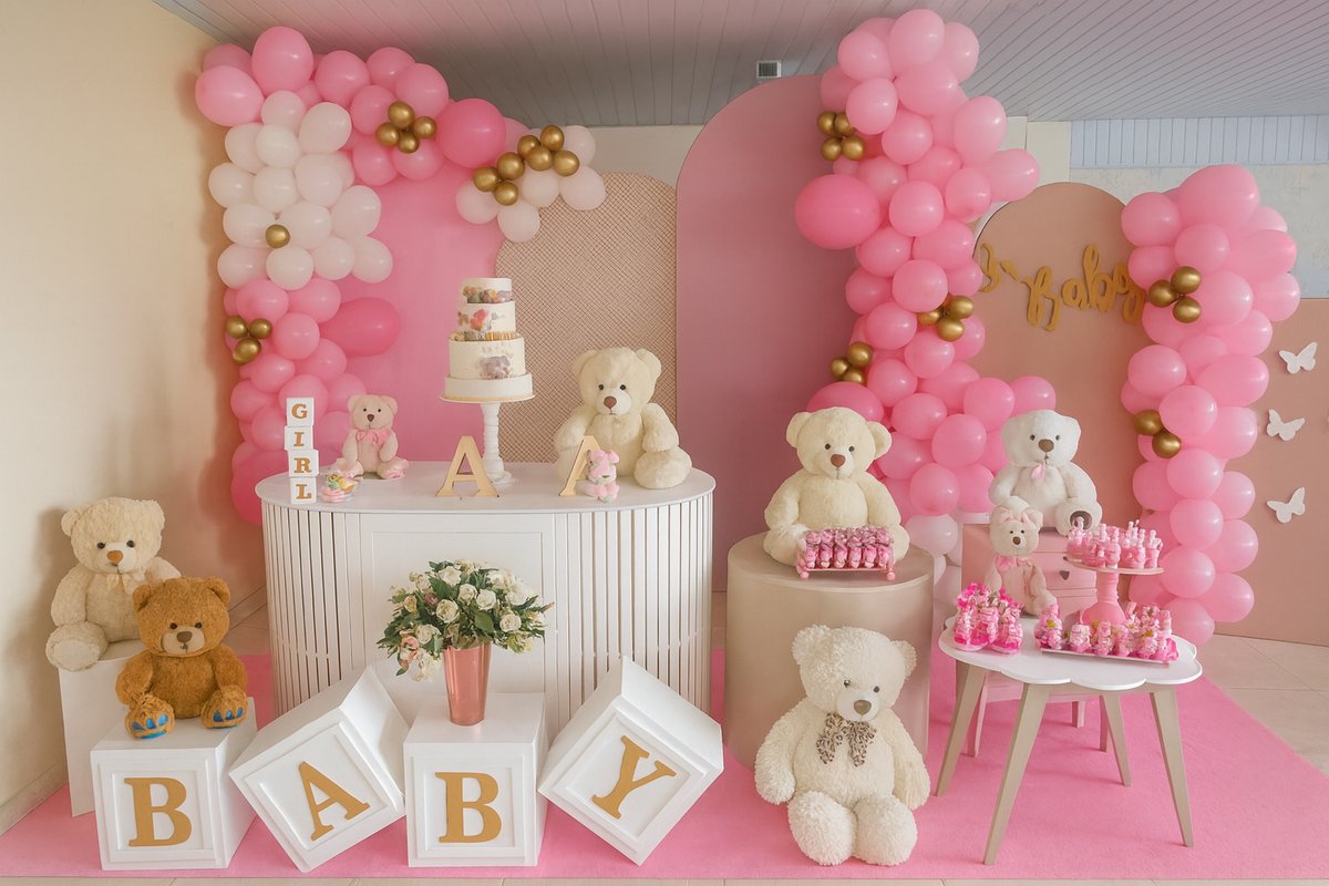 Decoração festa Baby Buffet Family
