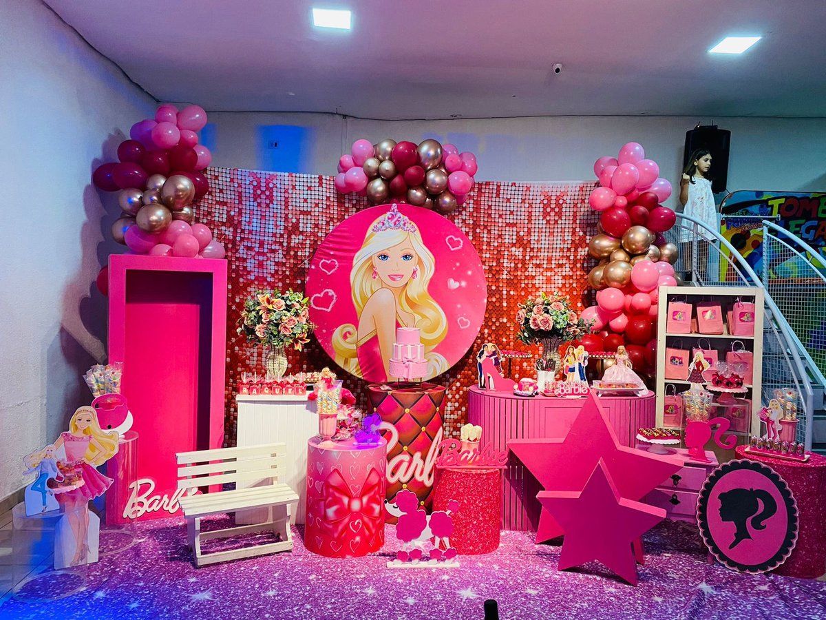Decoração festa Barbie