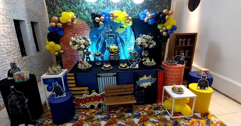 Decoração festa Batman