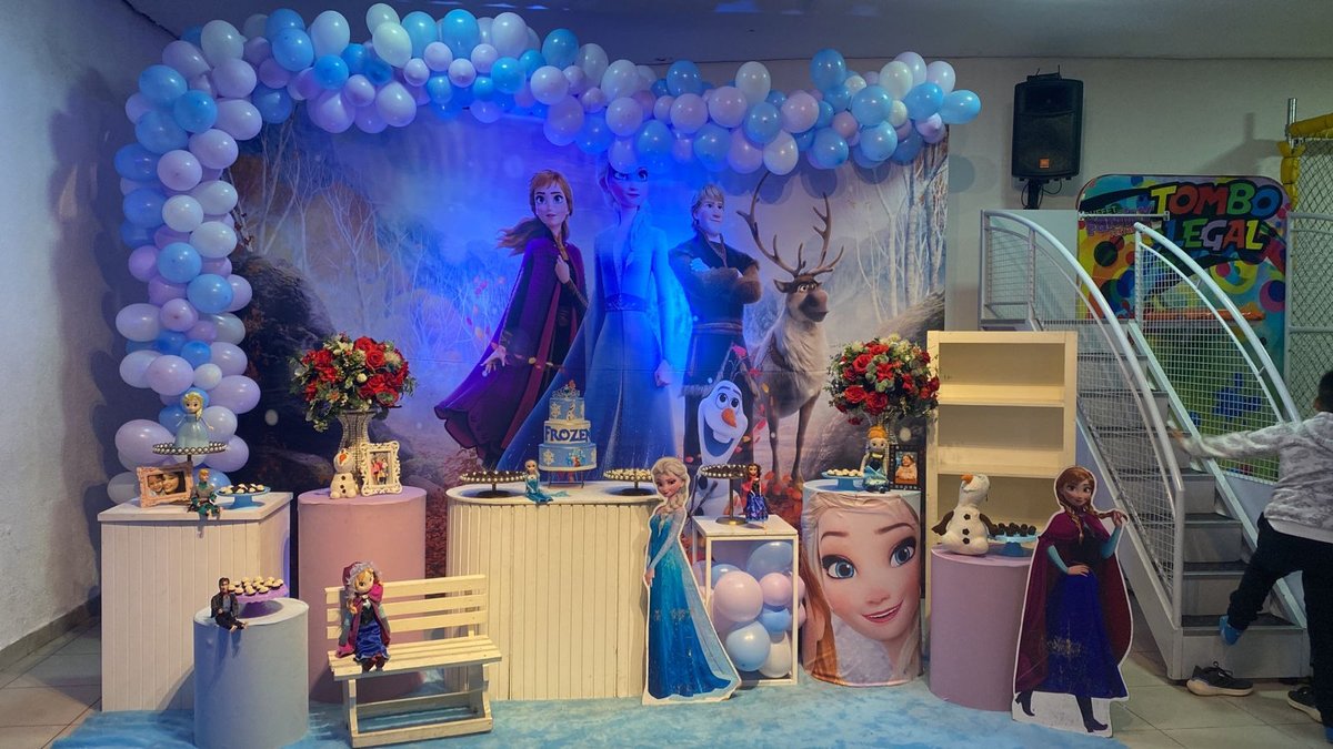 Decoração festa Frozen
