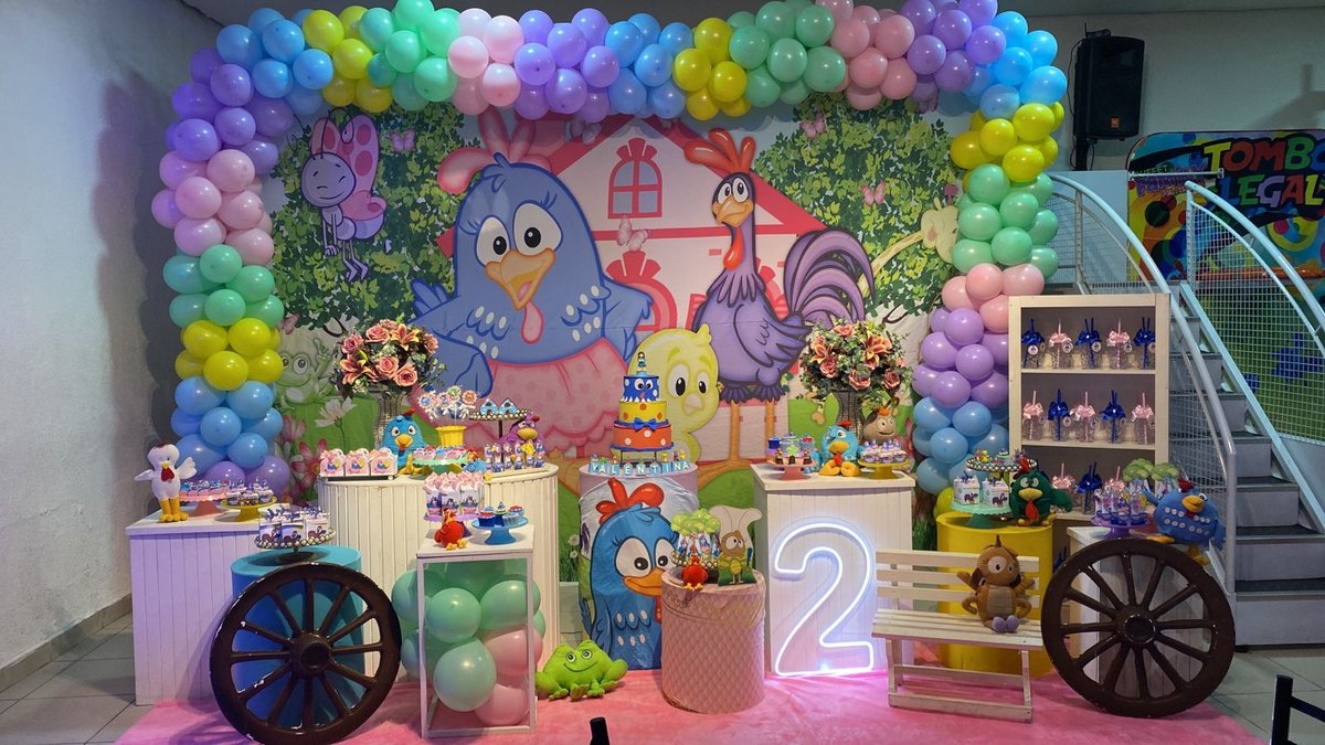 Decoração festa Galinha Pintadinha