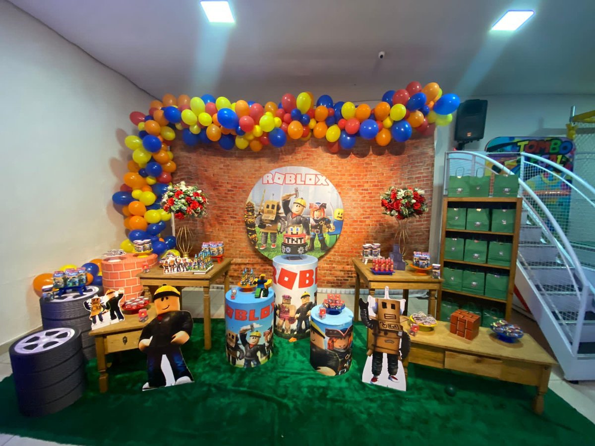 Decoração festa Jogos Games Buffet Family
