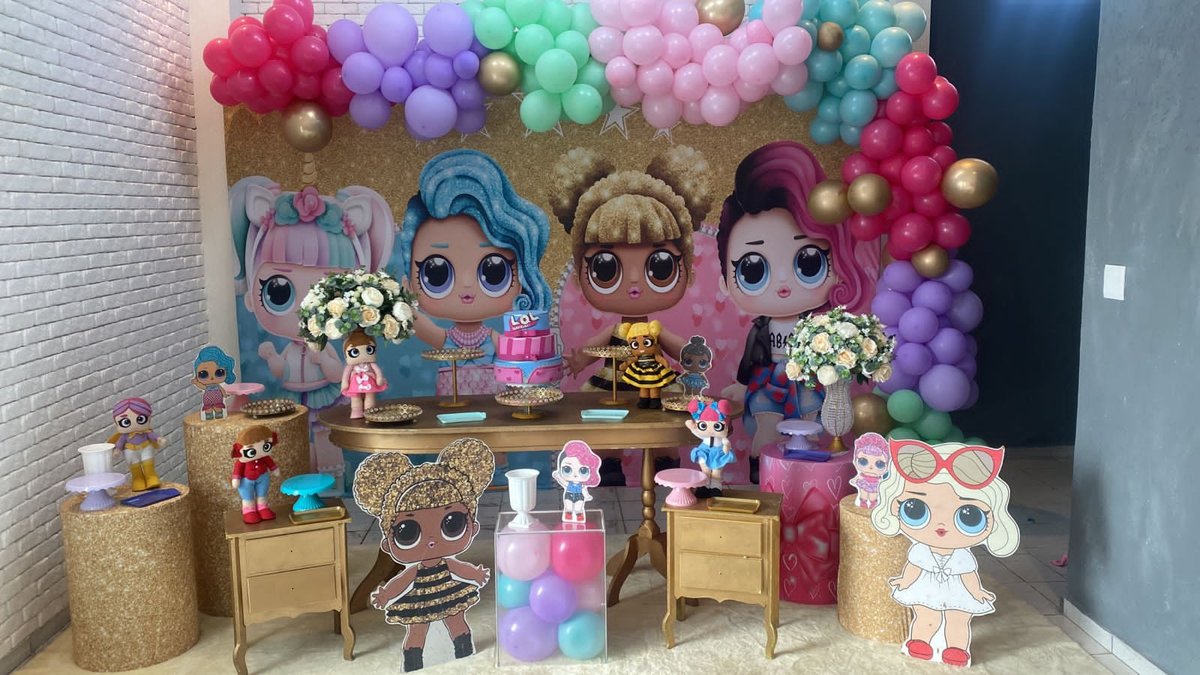 Decoração festa LOL Surprise