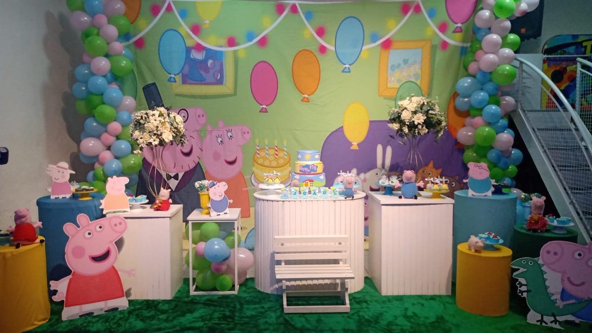 Decoração festa Peppa Pig