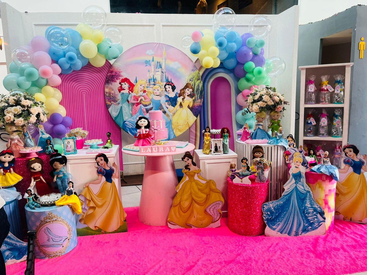 Decoração festa Princesas Disney