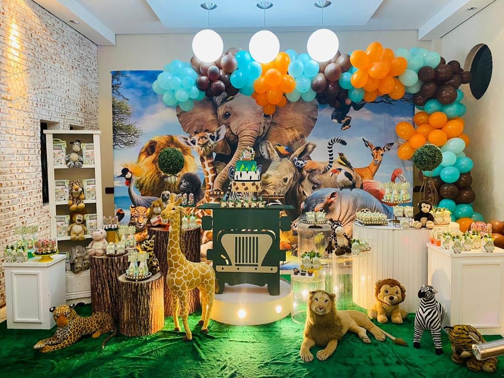 Decoração festa Safari